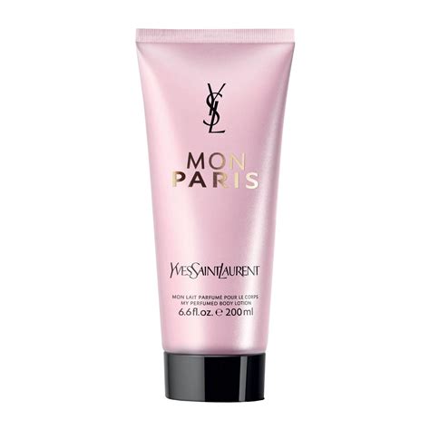 ysl paris body lotion.